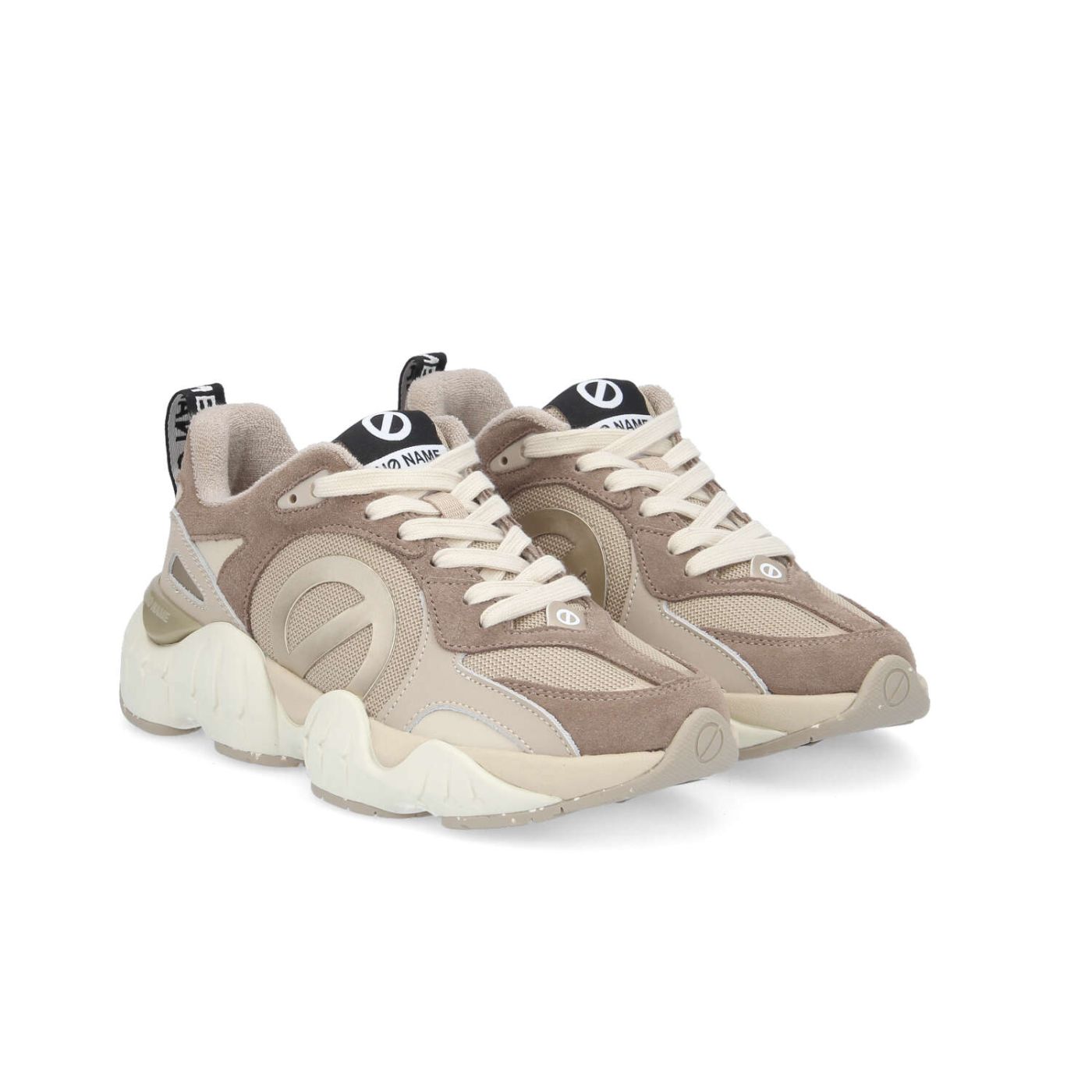 KRAZEE RUNNER W - SUEDE/KNIT/NAP. - MOKA/TAUPE